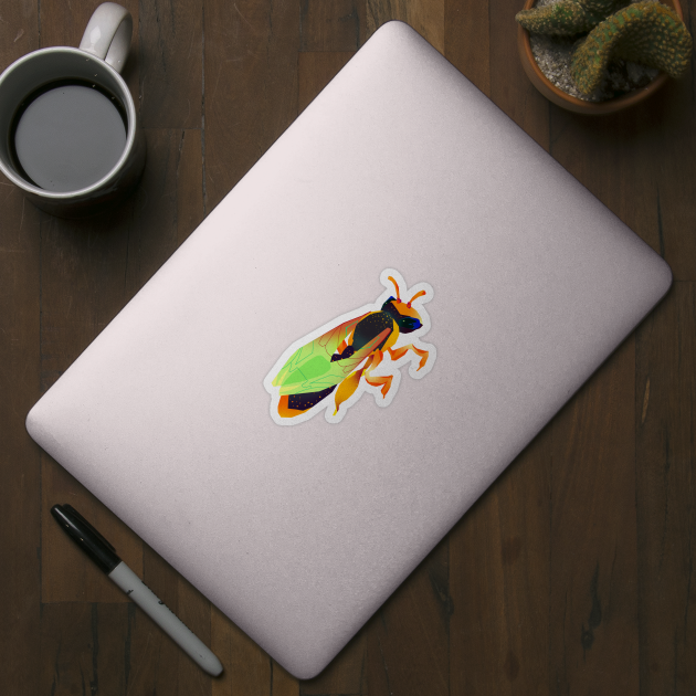 Bee Insect Bug Creature Galaxy by banditotees